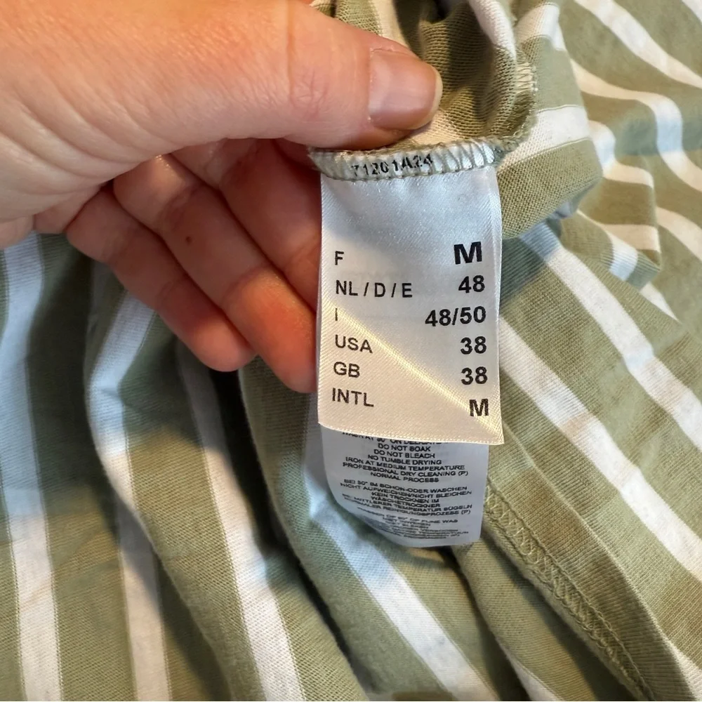 Saint James MINQUIERS DROP II Breton Stripe Long Sleeve Drop Shoulder Medium - Picture 6 of 9